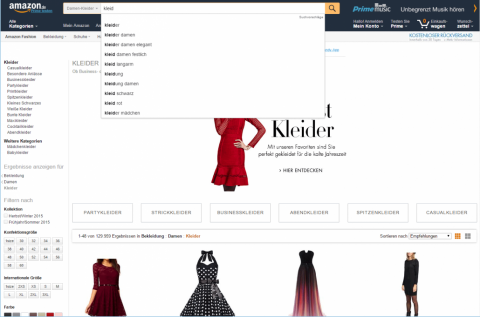 Amazon Keyword-Recherche